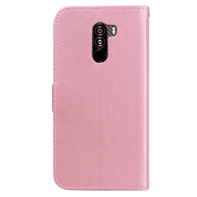 Rose Embossed Horizontal Flip PU Leather Case for Xiaomi Pocophone F1 , with Holder & Card Slots & Wallet, For Xiaomi Poco F1, For Poco F1