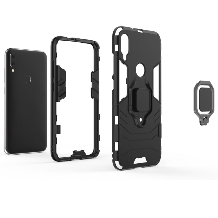PC + TPU Shockproof Protective Case for Xiaomi Mi Play, with Magnetic Ring Holder, For Xiaomi Mi Play
