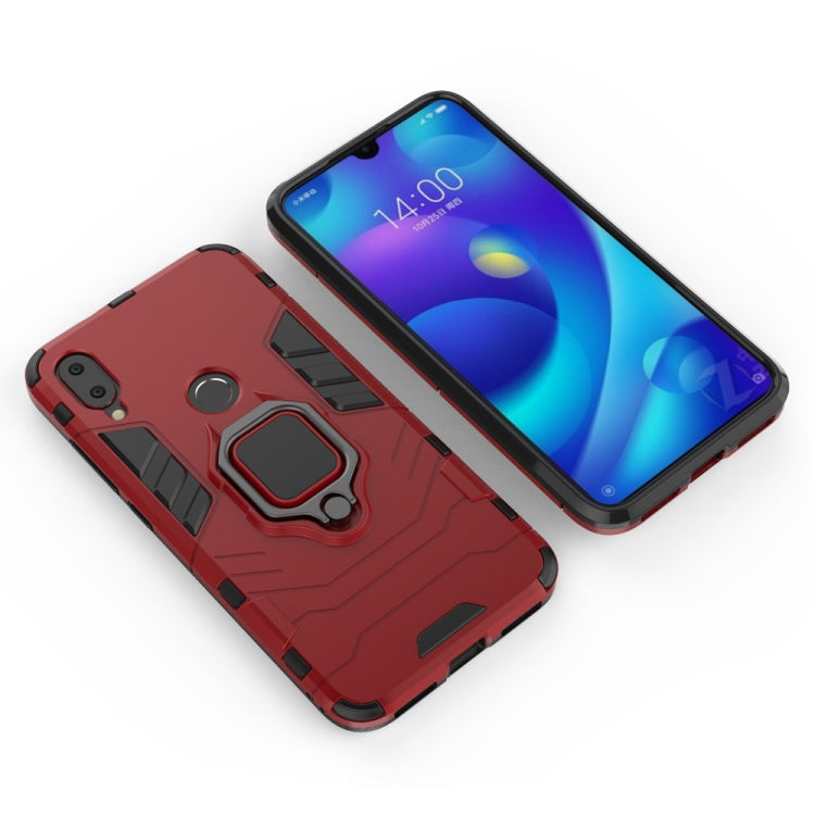 PC + TPU Shockproof Protective Case for Xiaomi Mi Play, with Magnetic Ring Holder, For Xiaomi Mi Play, Xiaomi Mi Play