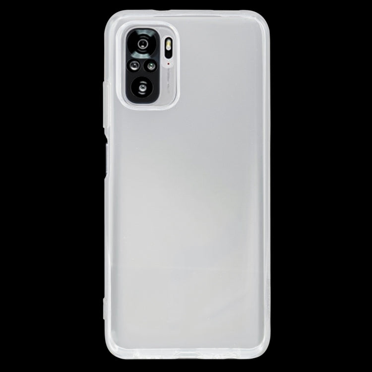 For Xiaomi Redmi Note 10 0.75mm Ultra-thin Transparent TPU Soft Protective Case, For Xiaomi Redmi Note 10