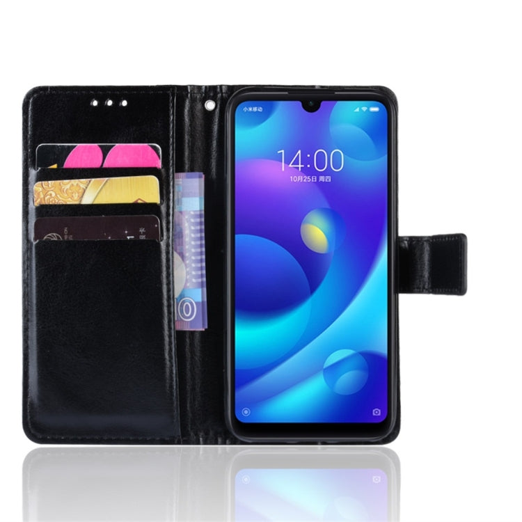 Crazy Horse Texture Horizontal Flip Leather Case for Xiaomi Redmi Note 7, with Holder & Card Slots & Wallet & Lanyard, For Redmi Note 7, Xiaomi Redmi Note 7, For Xiaomi Redmi Note 7 (Lanyard)