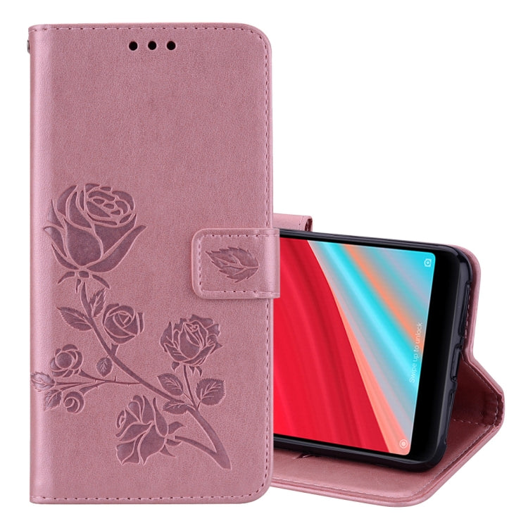 Rose Embossed Horizontal Flip Environmental PU Leather Case for Xiaomi Redmi S2, with Holder & Card Slots & Wallet, For S2, For Xiaomi Redmi S2