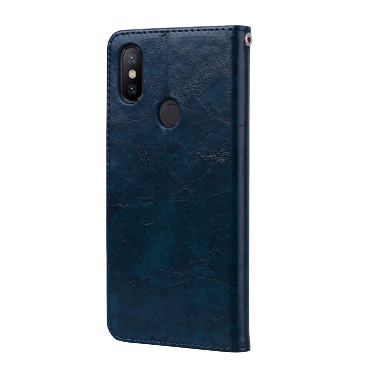 Business Style Oil Wax Texture Horizontal Flip Leather Case for Xiaomi Mi 6X / A2, with Holder & Card Slots & Wallet, For Xiaomi Mi 6X, For Xiaomi Mi 6X / A2