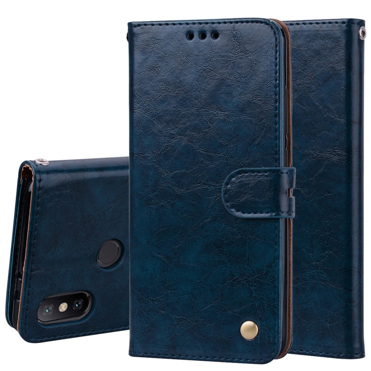 Business Style Oil Wax Texture Horizontal Flip Leather Case for Xiaomi Mi 6X / A2, with Holder & Card Slots & Wallet, For Xiaomi Mi 6X, For Xiaomi Mi 6X / A2