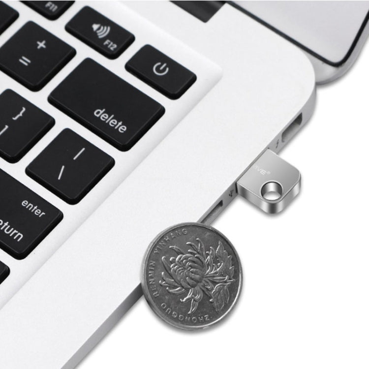 MicroDrive 64GB USB 2.0 Mini Semi-circular Metal U Disk, 64GB
