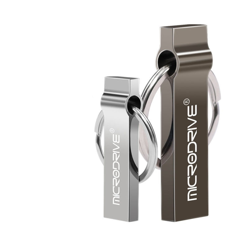 MicroDrive 16GB USB 2.0 Metal Keychain U Disk, 16GB