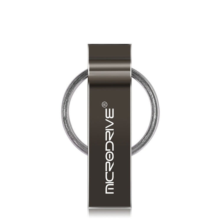 MicroDrive 64GB USB 2.0 Metal Keychain U Disk, 64GB