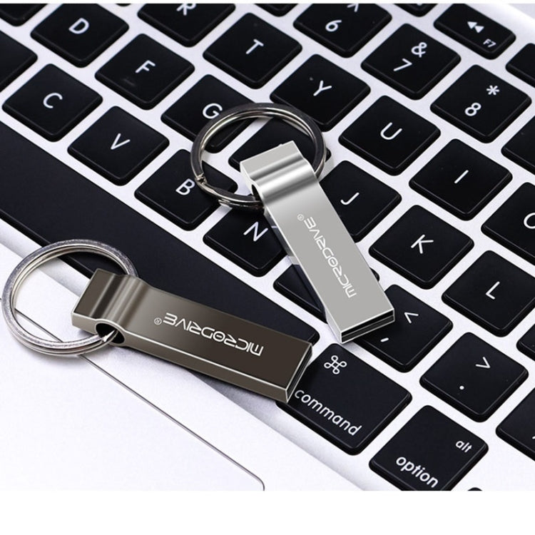 MicroDrive 64GB USB 2.0 Metal Keychain U Disk, 64GB