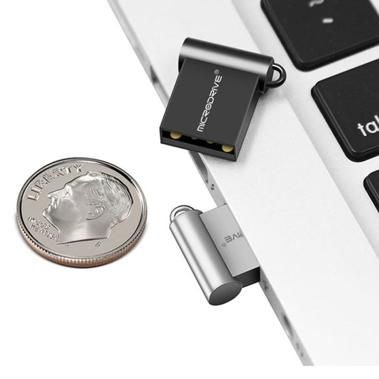 MicroDrive 32GB USB 2.0 Metal Mini USB Flash Drives U Disk, 32GB