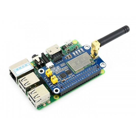 Waveshare SX1262 LoRa HAT 915MHz Frequency Band for Raspberry Pi, Applicable for America / Oceania / Asia, 915MHz